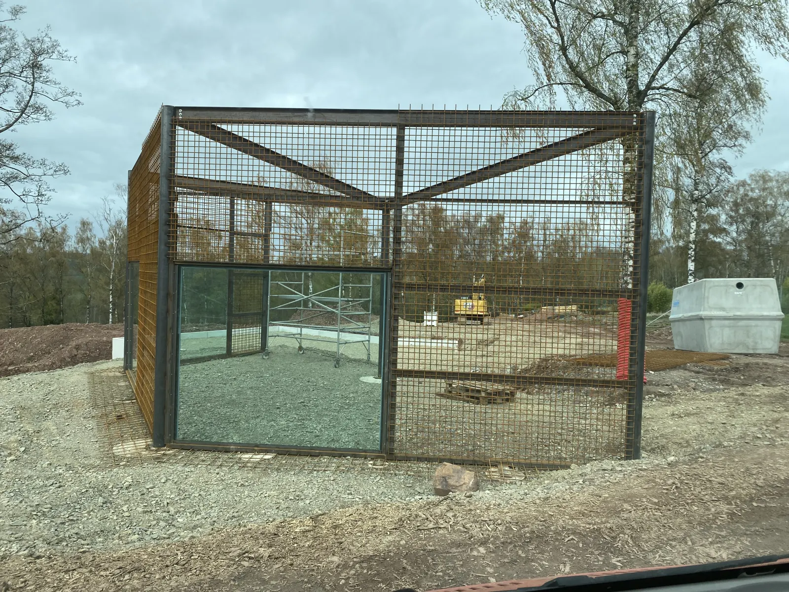 Réalisation métallique spécifique pour parc animalier