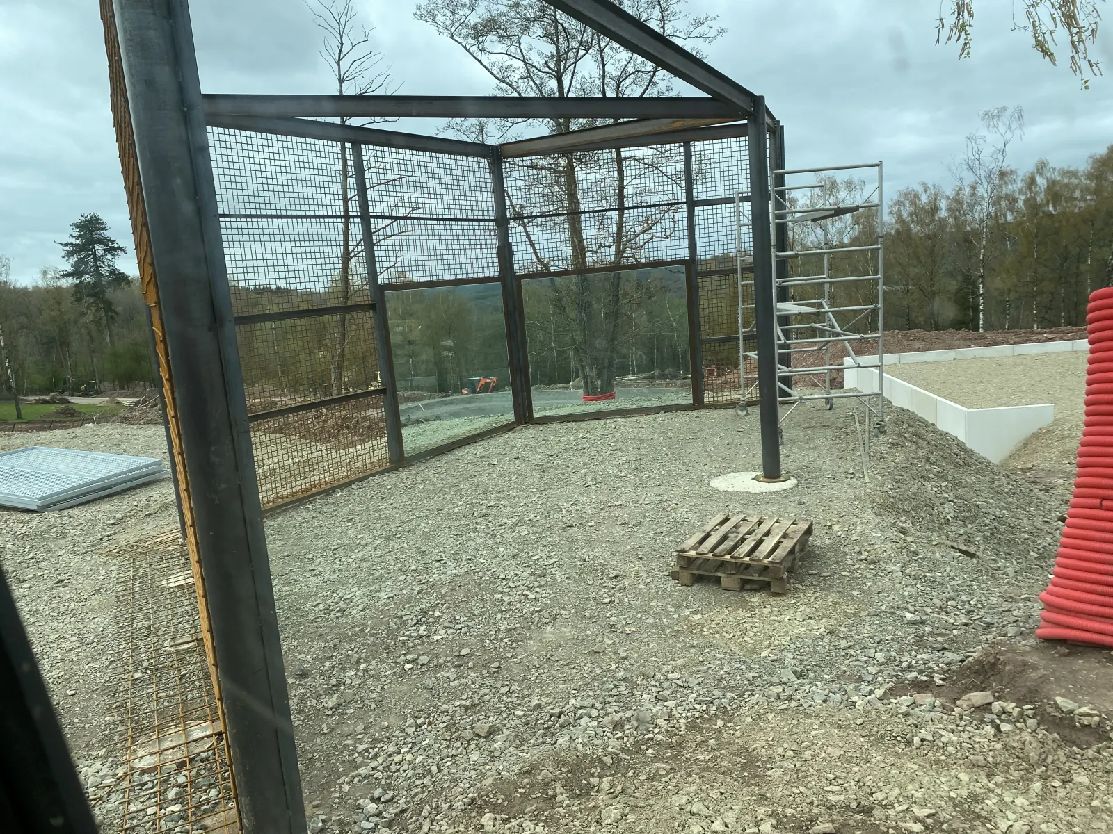 Réalisation métallique spécifique pour parc animalier