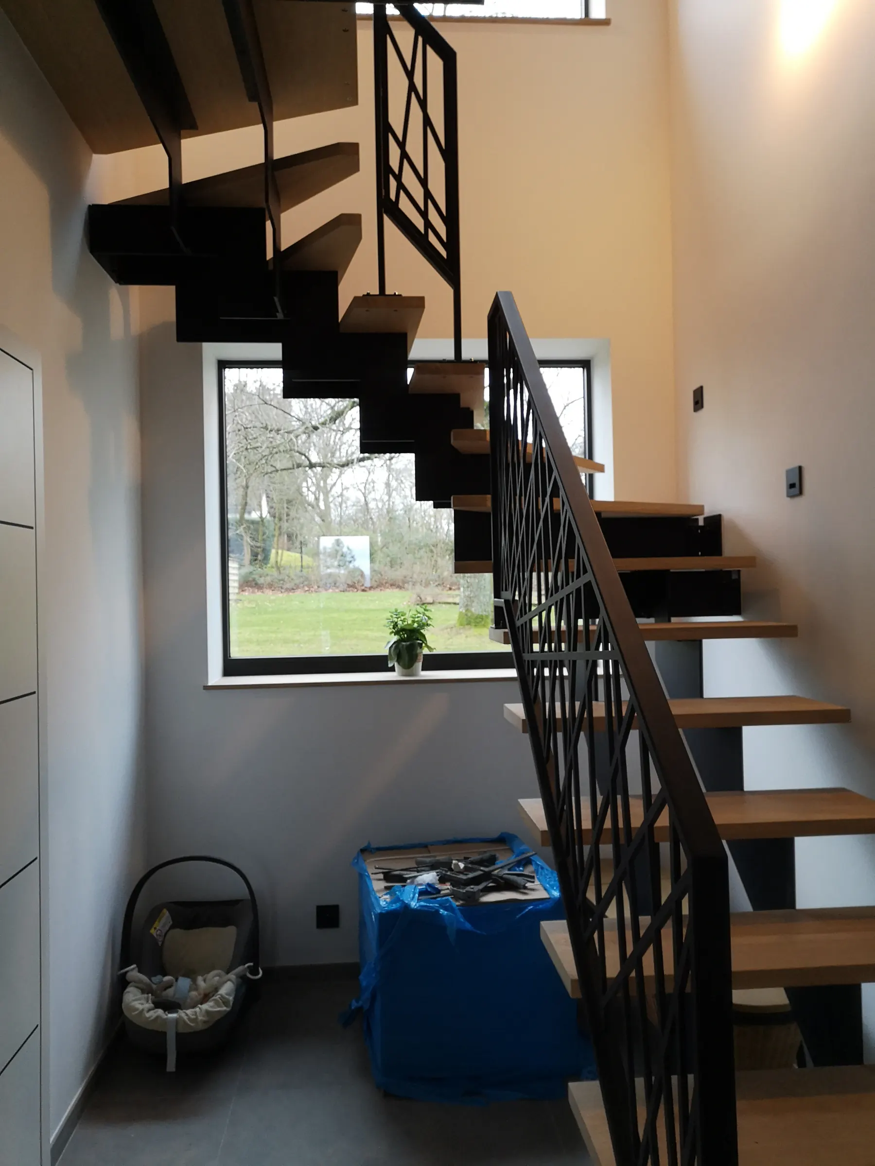 Escalier intérieur métallique réalisé sur mesure